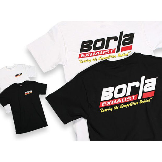 Borla Menfts Motorsports Black T-Shirt - Large 21197