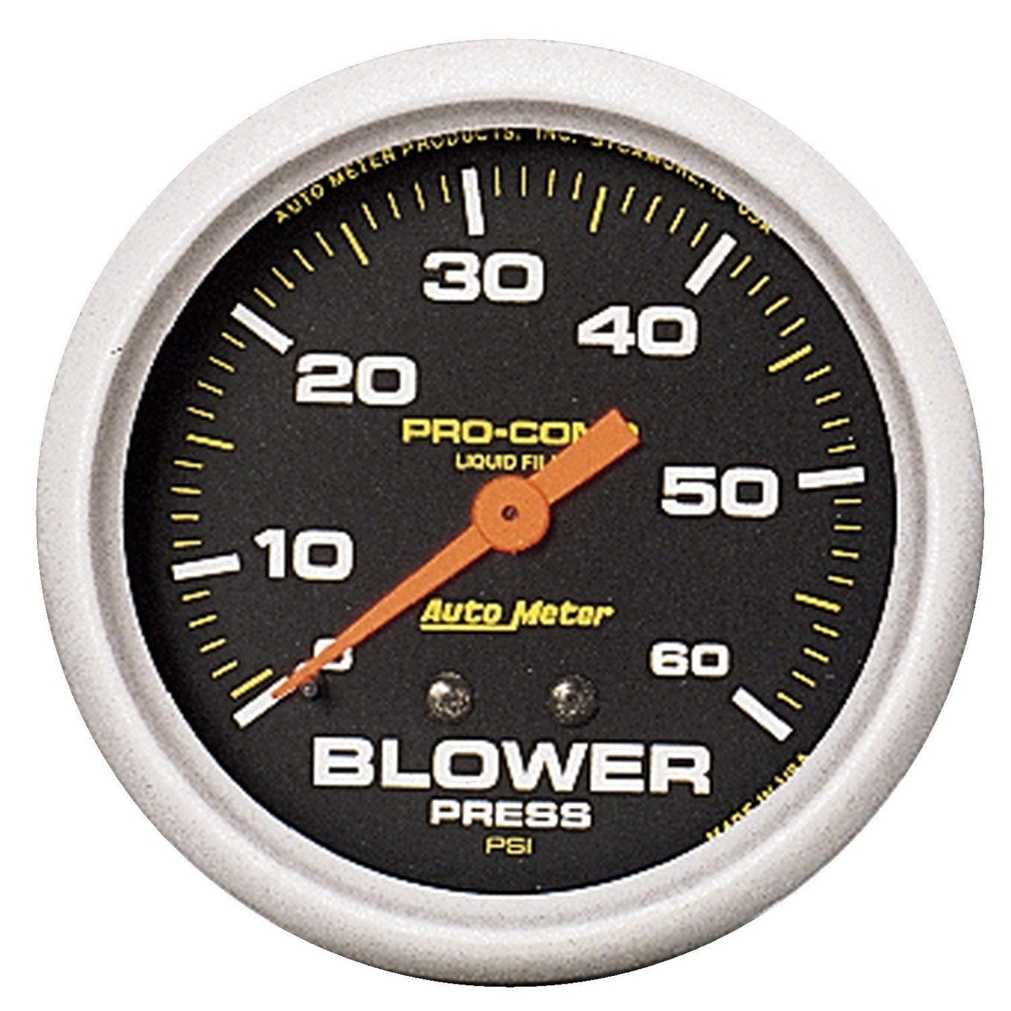 AutoMeter 2-5/8 in. BLOWER PRESSURE 0-60 PSI LIQUID FILLED PRO-COMP 5402