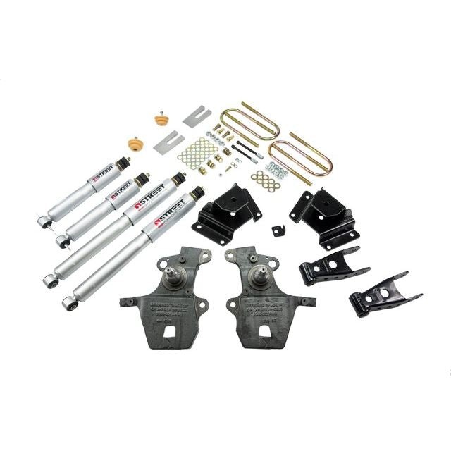 BELLTECH 921SP LOWERING KITS Front And Rear Complete Kit W/ Street Performance Shocks 1999-2004 Ford Lightning 97-03 Ford Harley Series 2 in. F/3 in. R drop W/ Street Performance Shocks