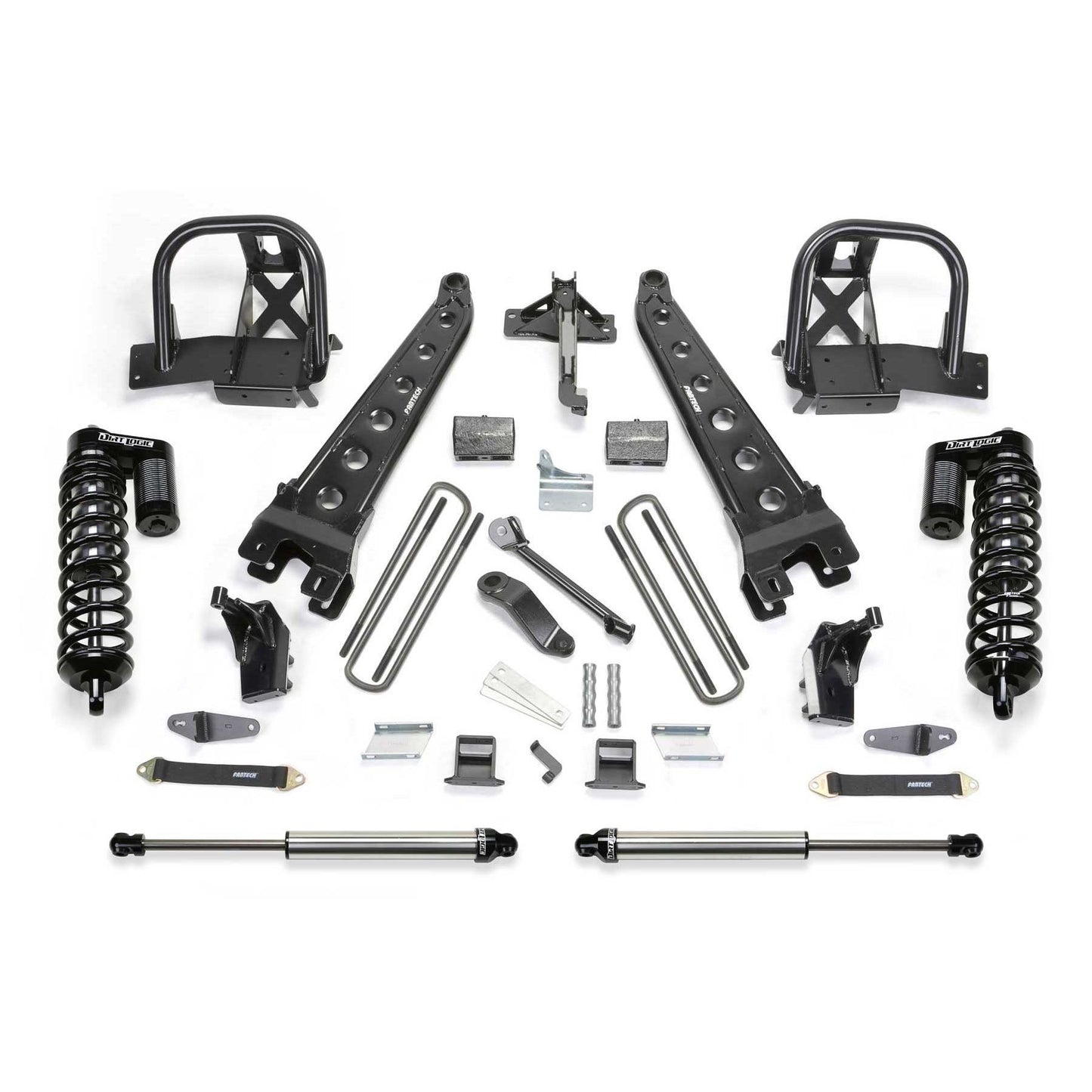Fabtech 6" RAD ARM SYS W/DLSS 4.0 C/O& RR DLSS 2011-13 FORD F450/550 4WD 10 LUG K2158DL