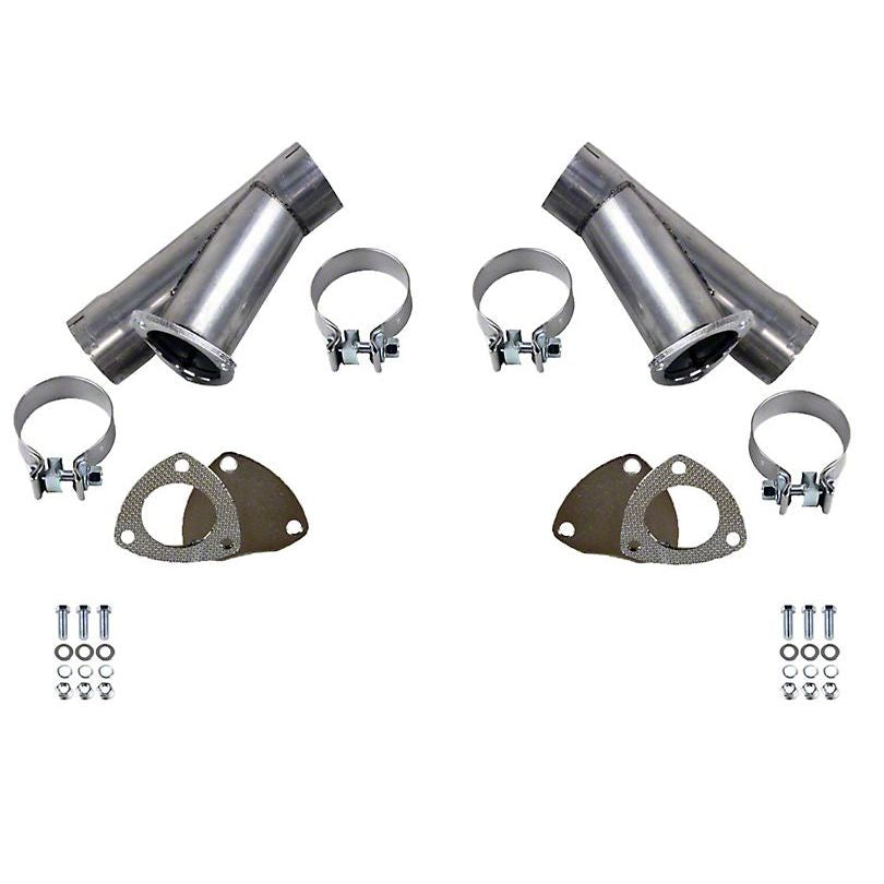 Granatelli Manual Exhaust Cutouts - Stainless Steel - Slip Fit 305530D