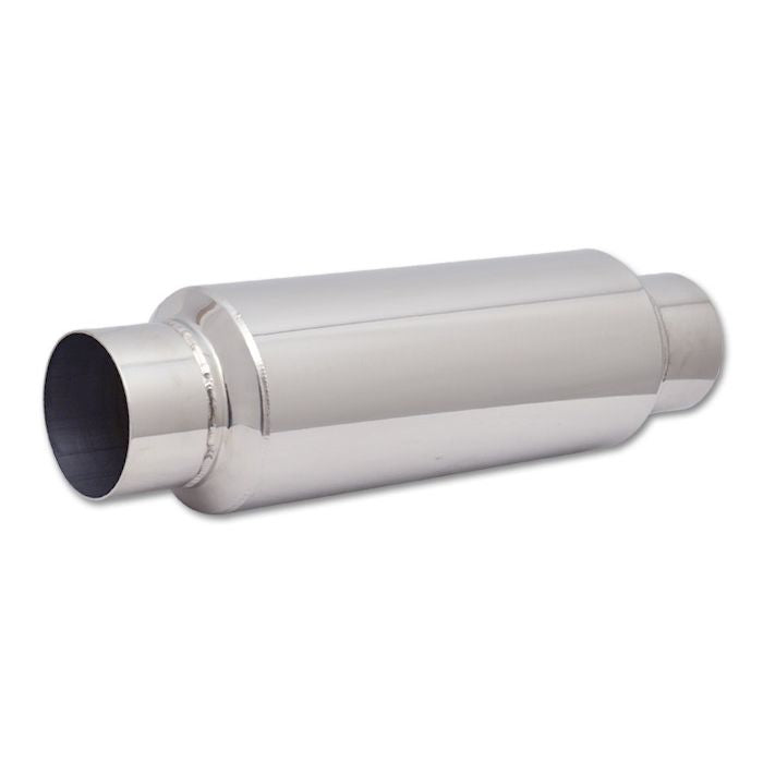 Vibrant Performance - 17970 - Large Diameter Bottle Style Resonator 3.5 in. inlet/outlet x 18 in. long