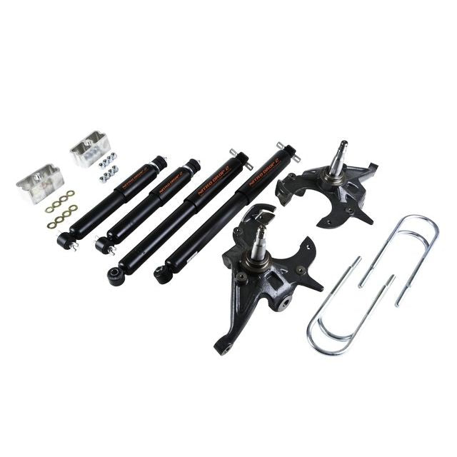 BELLTECH 613ND LOWERING KITS Front And Rear Complete Kit W/ Nitro Drop 2 Shocks 1982-2004 Chevrolet S10/S15 Pickup 4&6 cyl. (Ext Cab) 2 in. F/2 in. R drop W/ Nitro Drop II Shocks