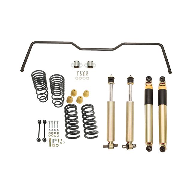 BELLTECH 964HKP PERF HNDLNG KIT PLUS Complete Kit Inc. Damping Adjustable Street Performance Shocks & Rear Sway Bar 2009-2018 Dodge Ram 1500 Reg cabs (w/o Air susp) Short bed V8 only