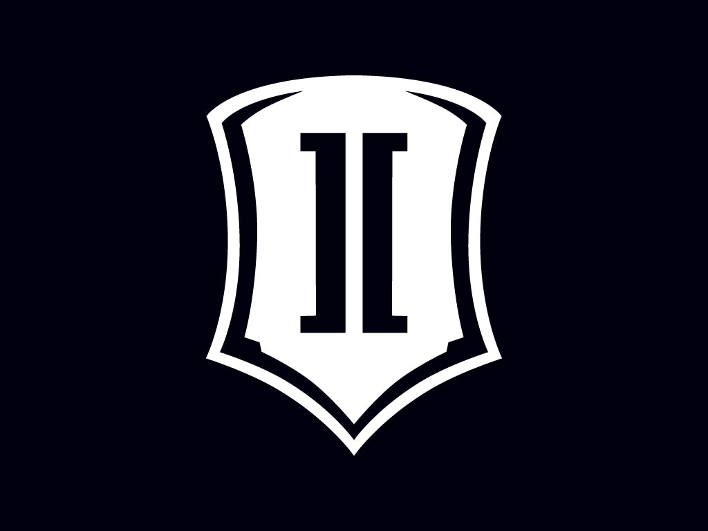 ICON Vehicle Dynamics 10 IN SHIELD WHITE STICKER-SHIELD 10 IN W