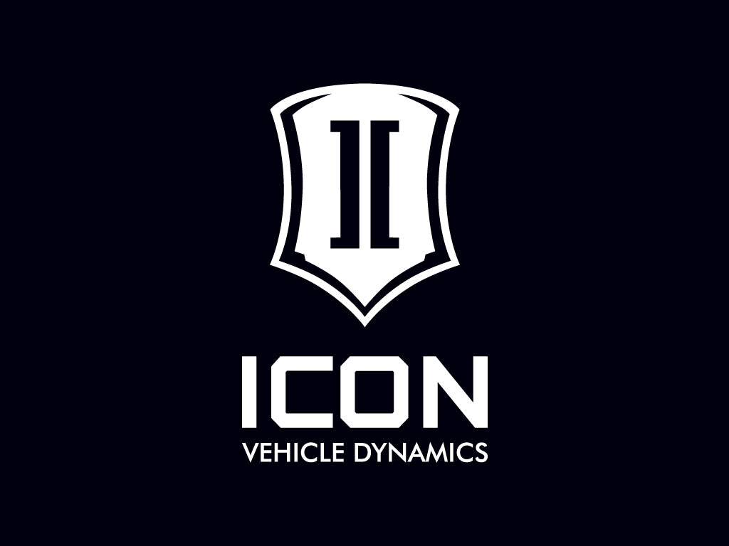 ICON Vehicle Dynamics 6 IN TALL ICON STACK SILVER STICKER-STACK 6 IN W