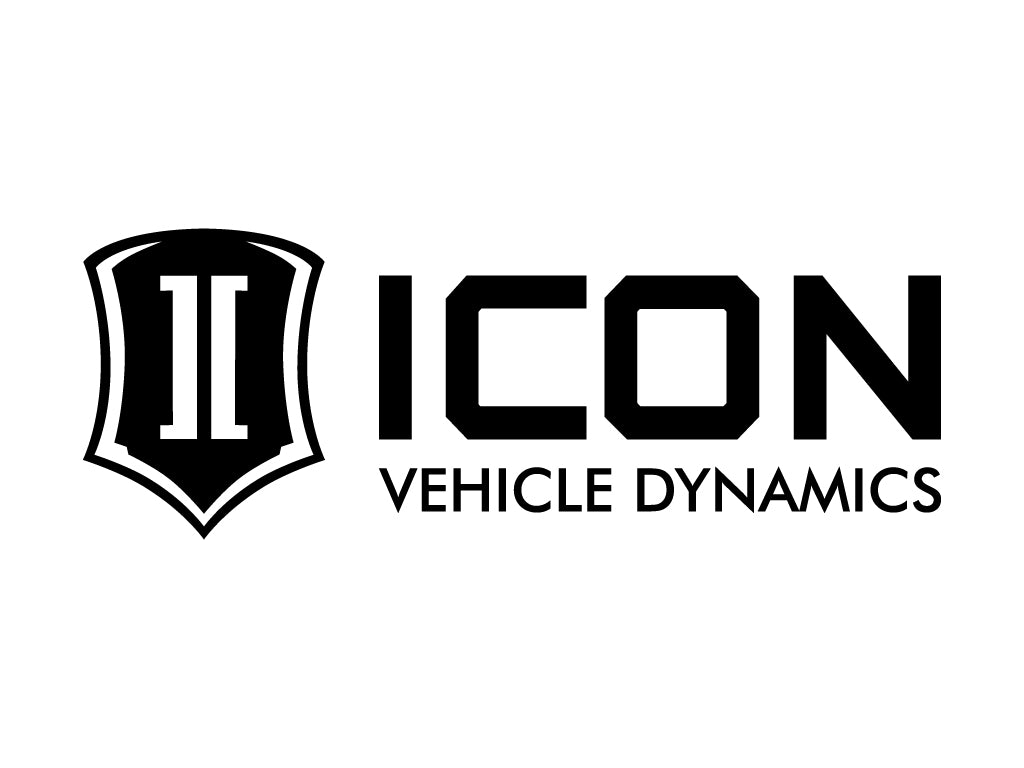 ICON Vehicle Dynamics 12 IN WIDE ICON STANDARD BLACK STICKER-STD 12 IN B