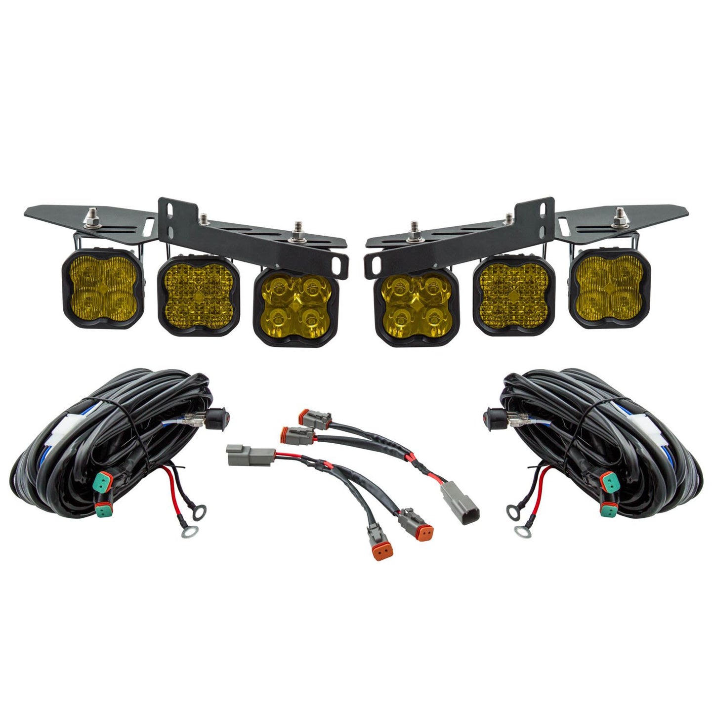 Diode Dynamics - DD6366 - Raptor 2017 SS3 LED Fog Kit Yellow Pro