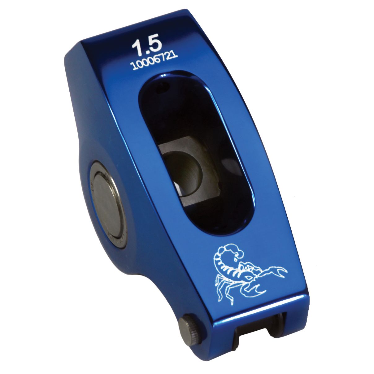 Scorpion Racing Products 1.6 Small Block Chevy 3/8 Blue Race Series Self -Aligning Rocker Arms Set of 16 1036