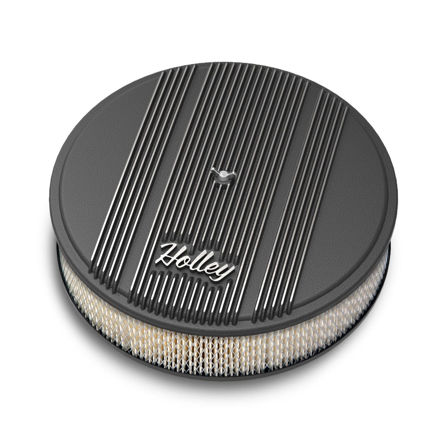 Holley Round Finned Air Cleaner 120-152
