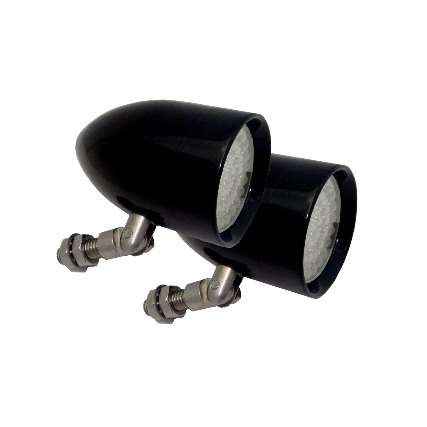 Lazer Star Lights AMBER LED BULLET BLACK PIVOT MOUNT LSK1201A