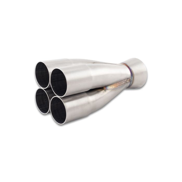 Vibrant Performance - 10301 - 4-1 Merge Collector 1.625 in. Inlet I.D.; Merge O.D. - 2.00 in.; Outlet O.D. - 2.50 in.