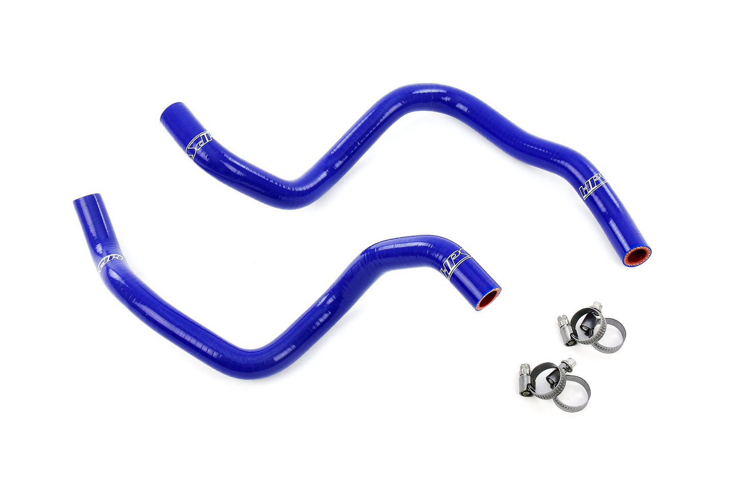 HPS Performance 3-ply Reinforced Silicone Replaces Rubber Heater Coolant Hoses 57-2108-BLUE