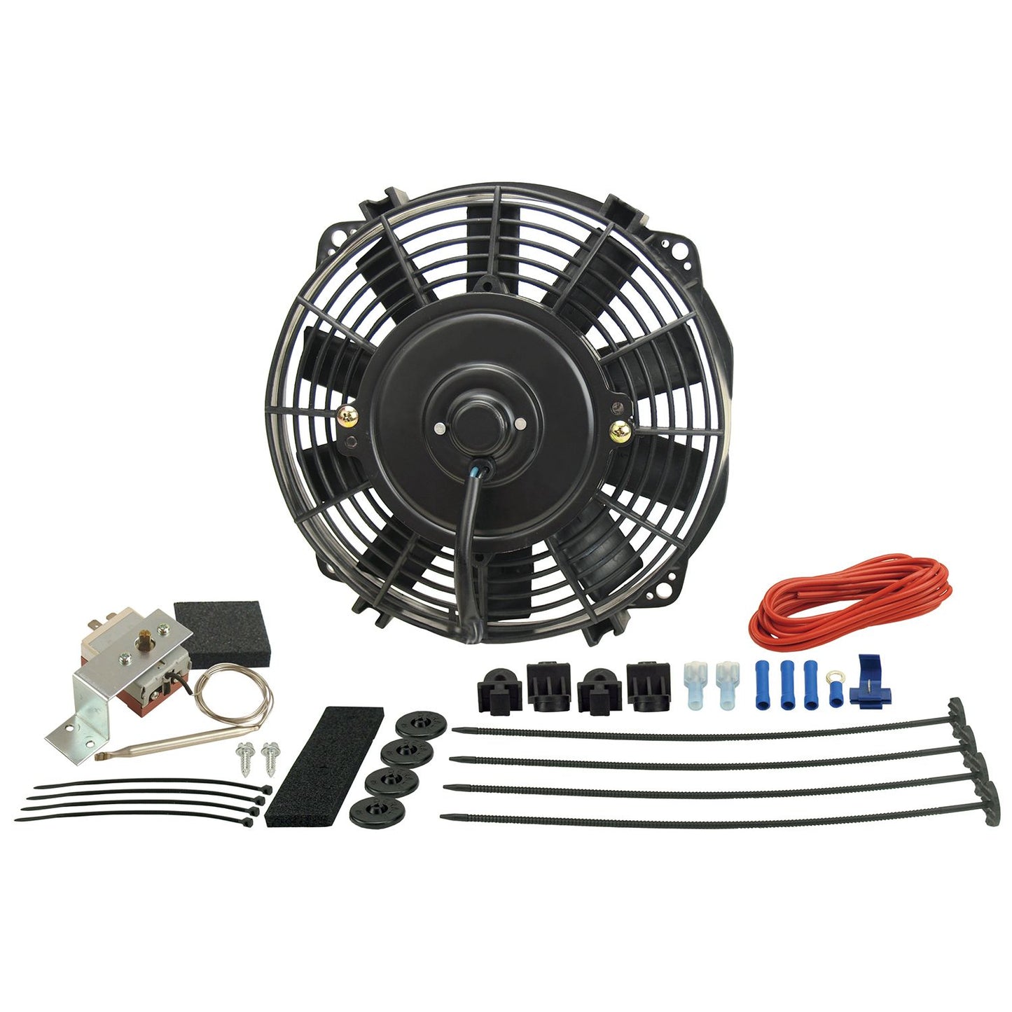 Derale 8" Dyno-Cool Electric Fan and Mechanical Fan Controller Kit, Premium 16308