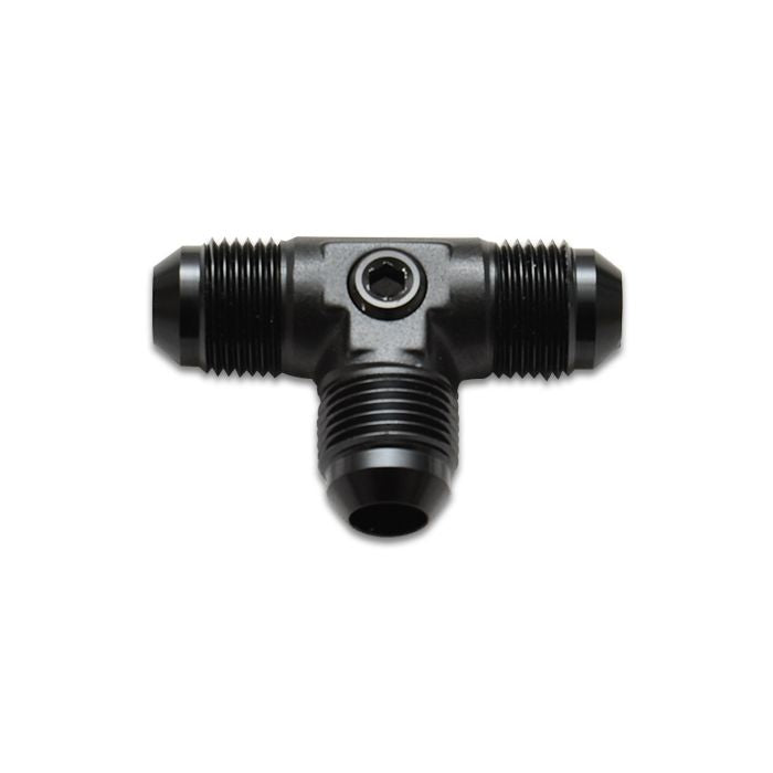 Vibrant Performance - 16546 - Male AN Flare Tee Fitting with 1/8 in. NPT Port; Size: -6AN
