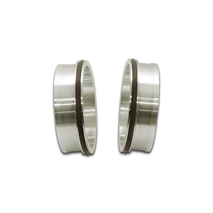 Vibrant Performance - 12557 - HD Clamp Stainless Weld Ferrules with O-Rings for 3.50 in. O.D. Tubing