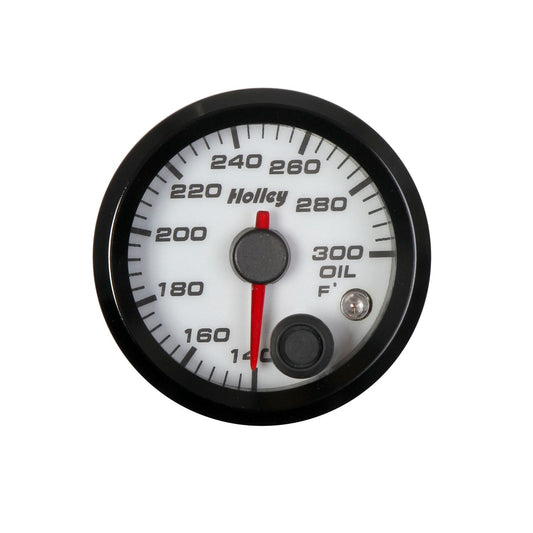 Holley Analog Style Oil Temperature Gauge 26-604W