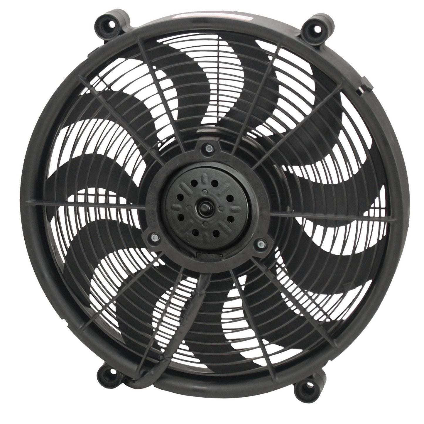 Derale 17" High Output Single RAD Pusher/Puller Fan with Standard Mount Kit 16917