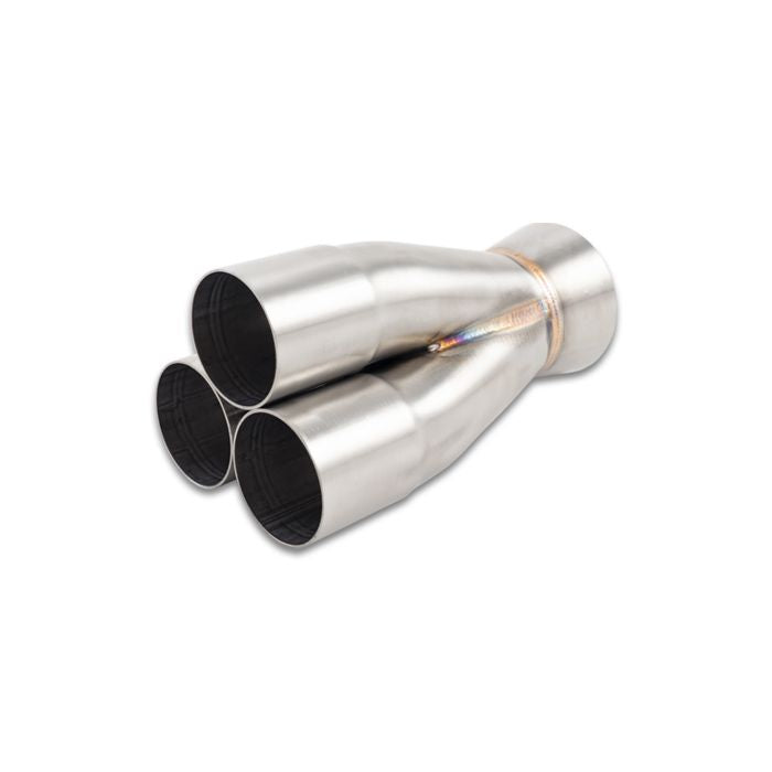 Vibrant Performance - 10338 - 3-1 Merge Collector 2.00 in. Inlet I.D.; Merge O.D. - 2.50 in.; Outlet O.D. - 3.00 in.
