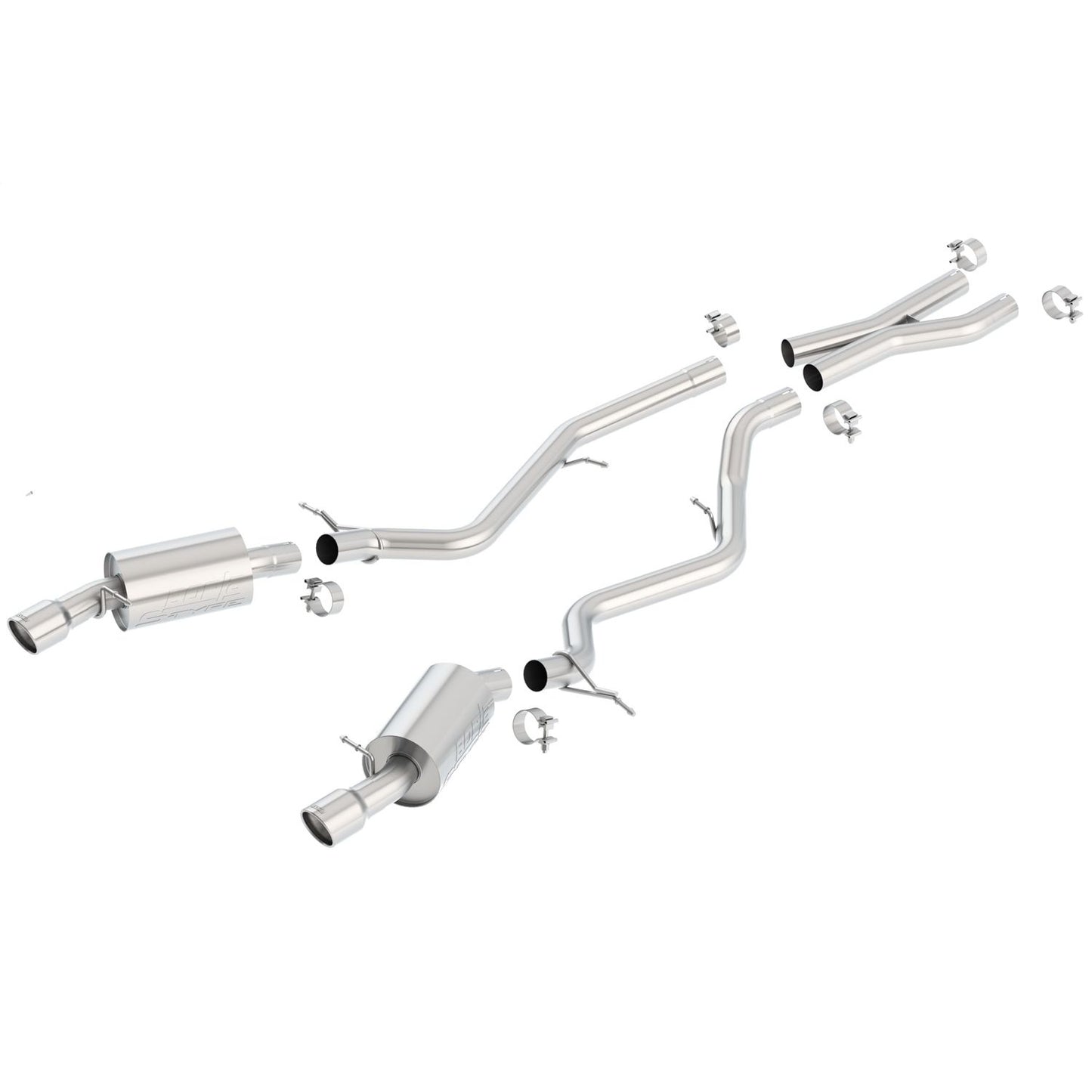 Borla E90/ E92 335i/ 335xi Sedan/ Coupe 2007-2010 Cat-Back(tm) Exhaust System S-Type 140276