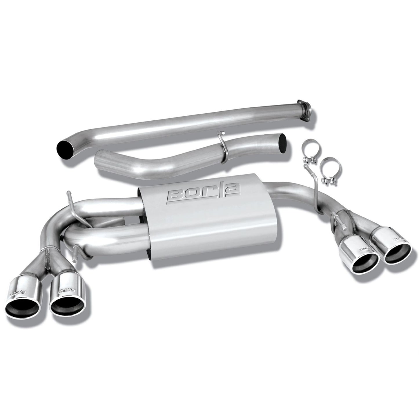 Borla 2008-2014 Subaru WRX/ WRX STI Cat-Back Exhaust System S-Type 140312