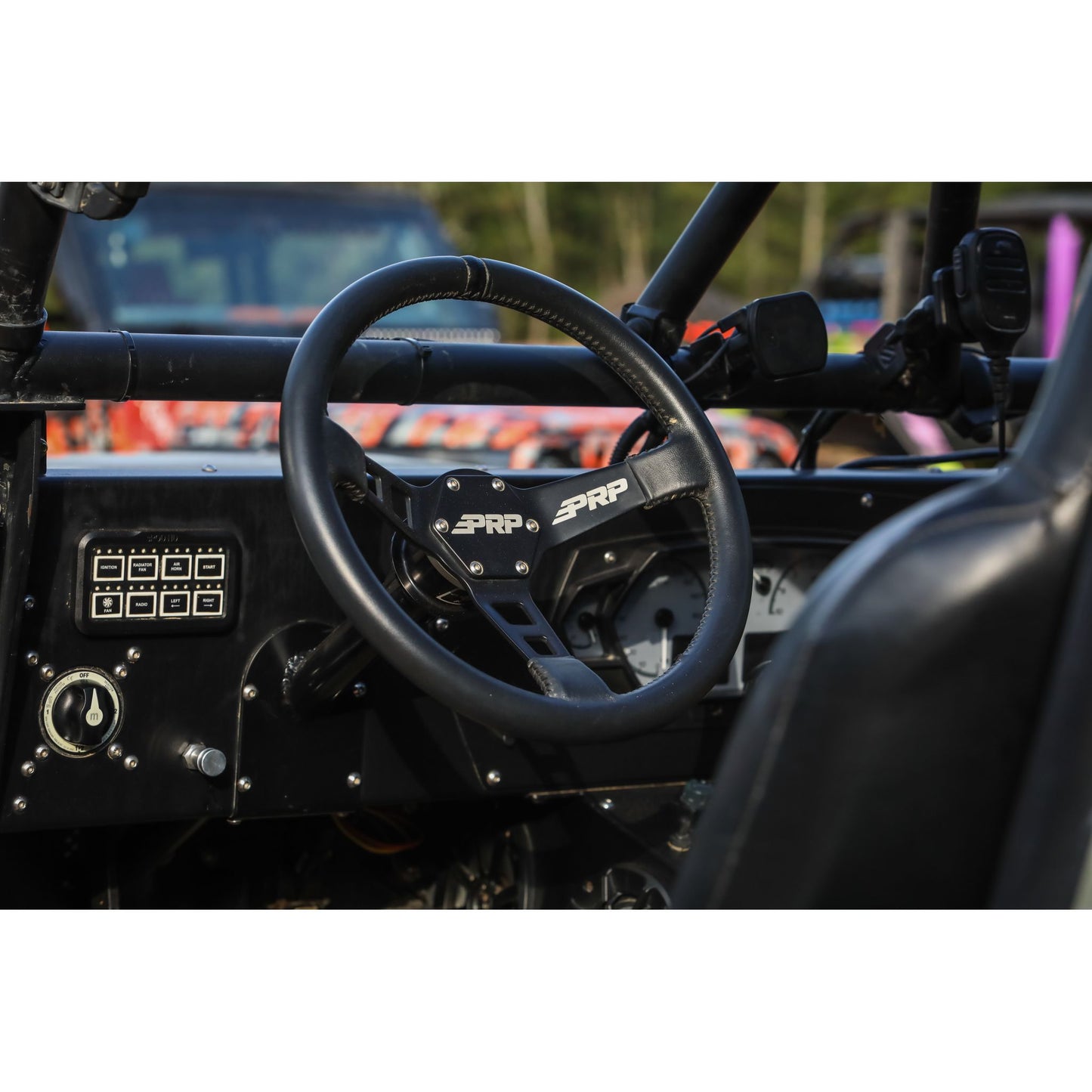 PRP-G110-Deep Dish Leather Steering Wheel