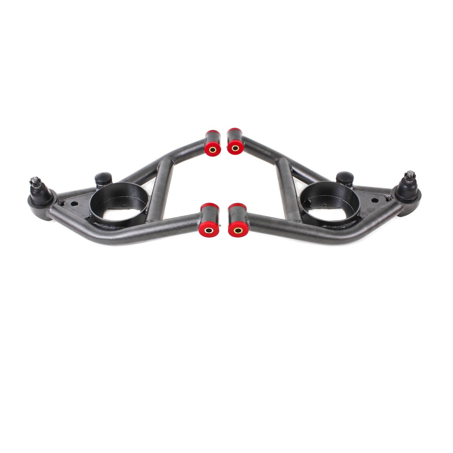 BMR Suspension A-arms, Lower, DOM, Non-adjustable, Polyurethane Bushings, Front Bump Stops BMR-AA006H