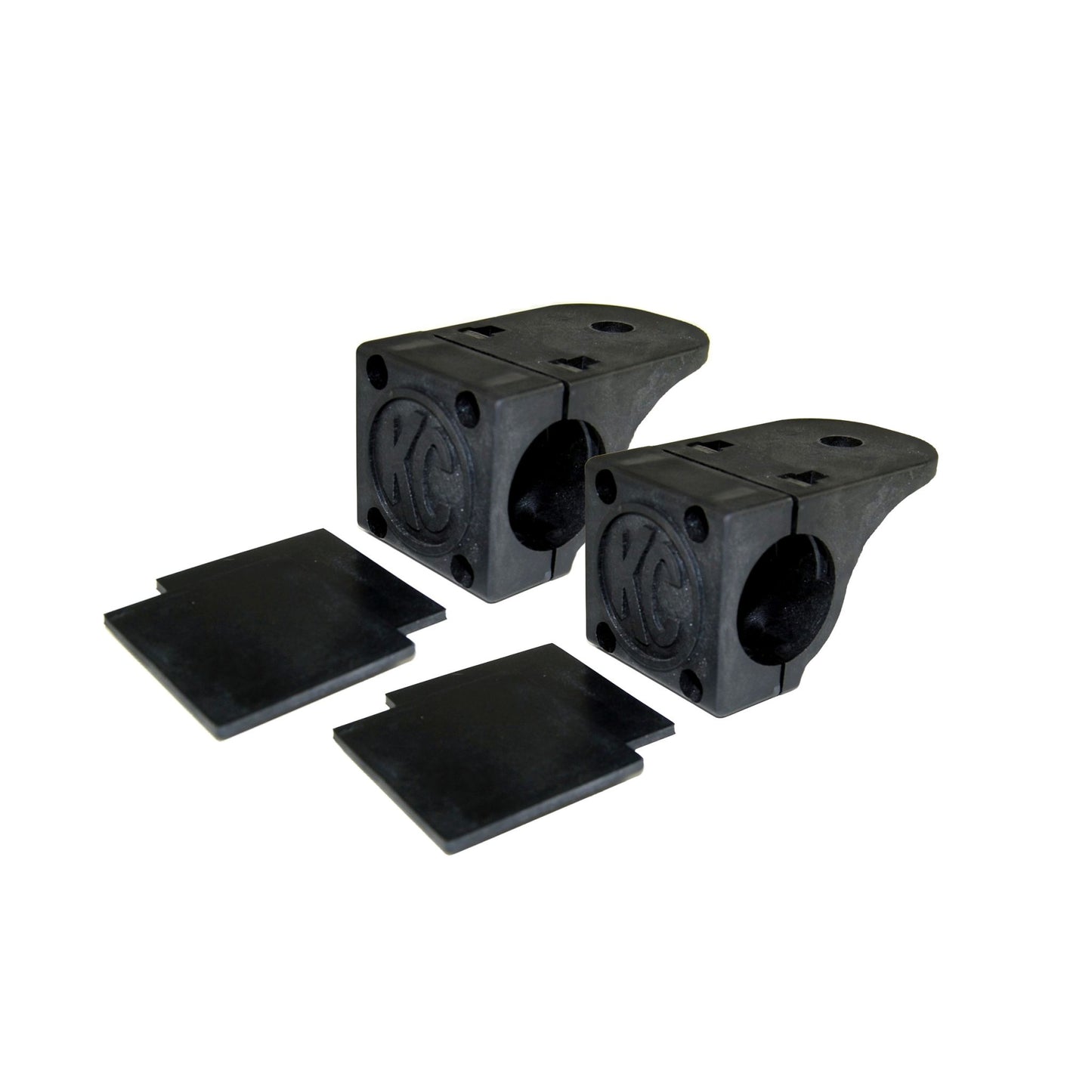 KC HiLiTES Bracket Set - Tube Clamp Light Mount - Rubber Adjustment Shims - 1.25 in - 1.5 in 73011