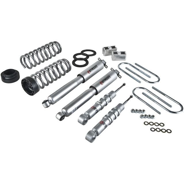 BELLTECH 601SP LOWERING KITS Front And Rear Complete Kit W/ Street Performance Shocks 2004-2012 Chevrolet Colorado/Canyon (Std Cab) Z85 suspension 1 in. or 2 in. F/2 in. R drop W/ Street Performance Shocks