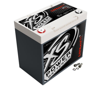 XS Power Batteries Lithium Racing 12V Batteries - M6 Terminal Bolts Included 3840 Max Amps Li-S5100