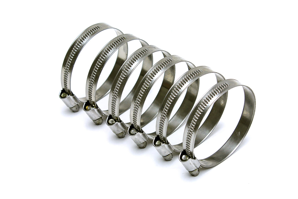 HPS Performance Stainless Steel Embossed Hose ClampSize #40Effective Range:2"- 3"6pc EMSC-50-70x6