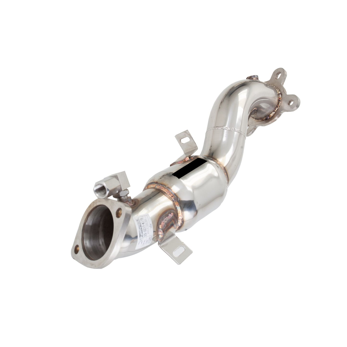 XFORCE Chevrolet Camaro LTG Turbo 2016- Stainless Steel Dump Pipe With High Flow Metallic Cat; Exhaust Manifold Down Pipe ES-CC17-KITB