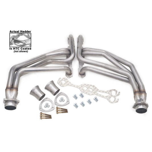 Hedman Hedders STAINLESS STEEL HEADERS; 1-5/8 IN. TUBE DIA.; 3 IN. COLL.; FULL LENGTH DESIGN- HTC COATED 62096