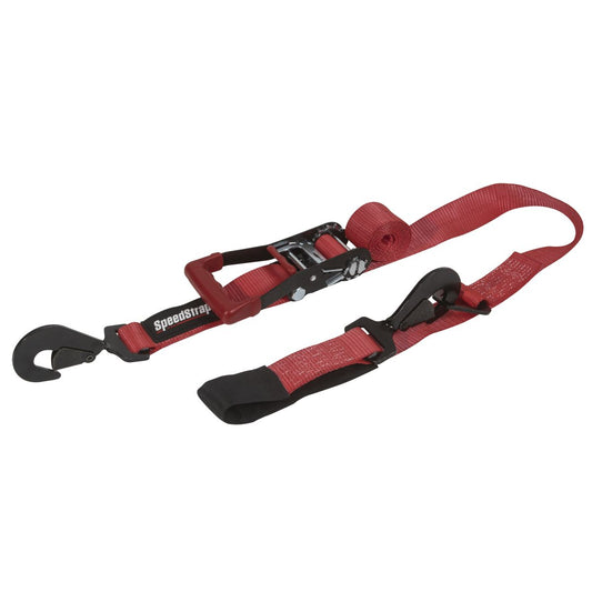 SpeedStrap 27013 Ratchet 2 in. x 10 ft. Tie Down w/ Twisted Snap Hooks and Axle Strap