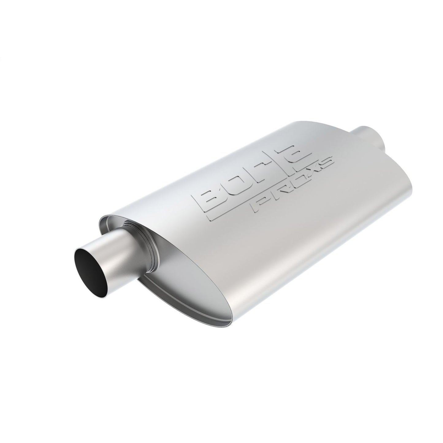 Borla ProXS Muffler 2.5in Offset Inlet/ 2.5in Center Outlet 4in x 9.5in Oval x 14in Long Body 40358