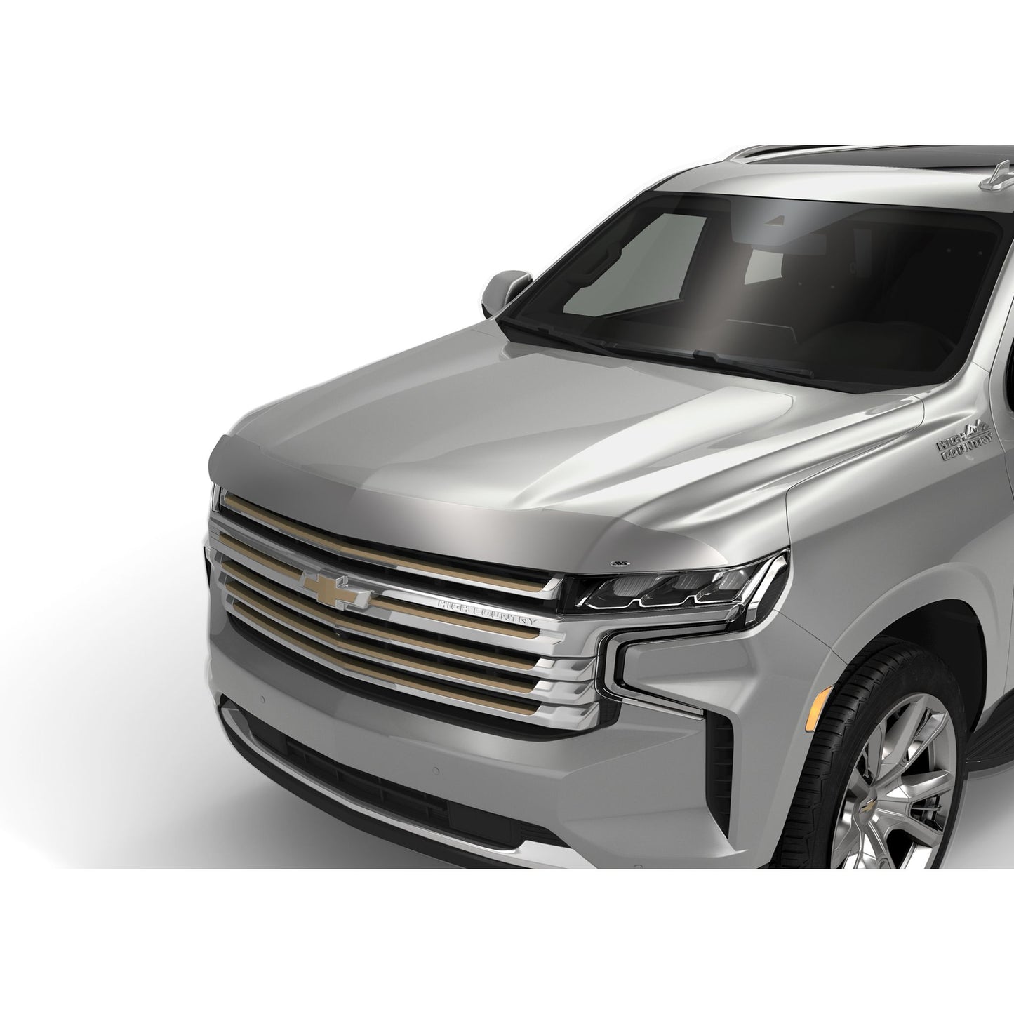 Auto Ventshade 622177 Aeroskin Flush Mount Chrome Hood Protector For 21-22 Chevrolet Suburban/Tahoe