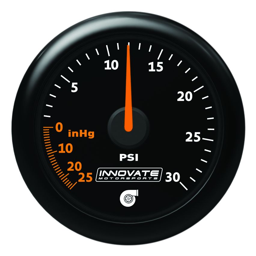 Innovate Motorsports MTX-A: 30 PSI Vacuum / Boost Gauge 39080