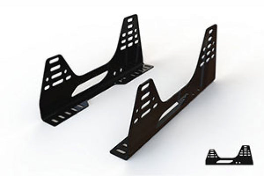 Reverie Universal 'L-Shaped' Seat Subframe Mounts - Pair, Satin Black Powder Coated, 3mm Steel R01SI6212