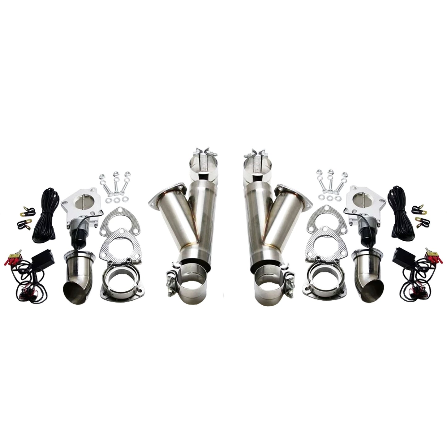 Granatelli Electronic Exhaust Cutout Systems - Stainless Steel - Slip Fit 302522D