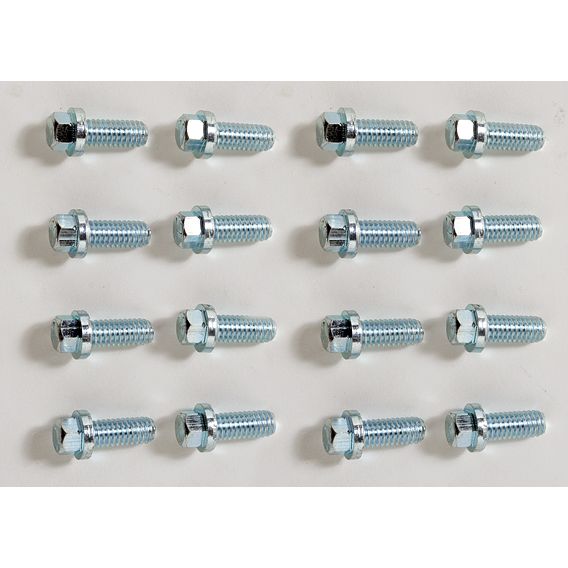 Hedman Hedders 5/16-18 X 3/4 HEADER BOLTS- ZINC PLATED (16 PACK) 09004