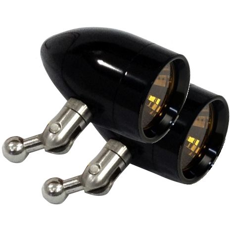 Lazer Star Lights 20 WATT AMBER MICRO B BLACK HD HANDLEBAR MOUNT LSK3220A-H