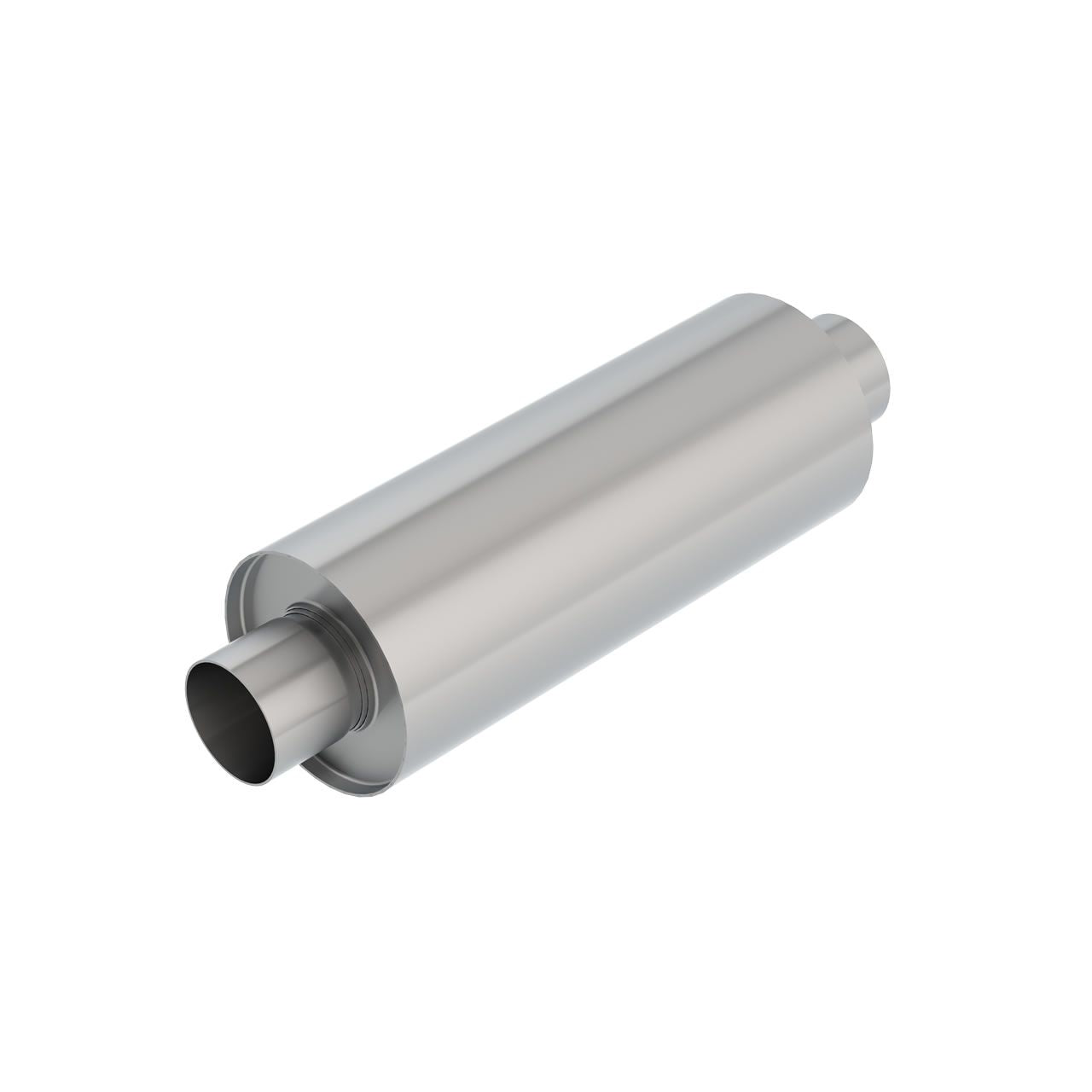 Borla XR-1 Multi-Core Racing Muffler 4in Center Inlet/ 4in Center Outlet 6.25in Round x 16in Long Body Rotary Engine Equipped Vehicles 400374