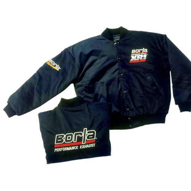 Borla Black Nylon Jacket - Medium 21235