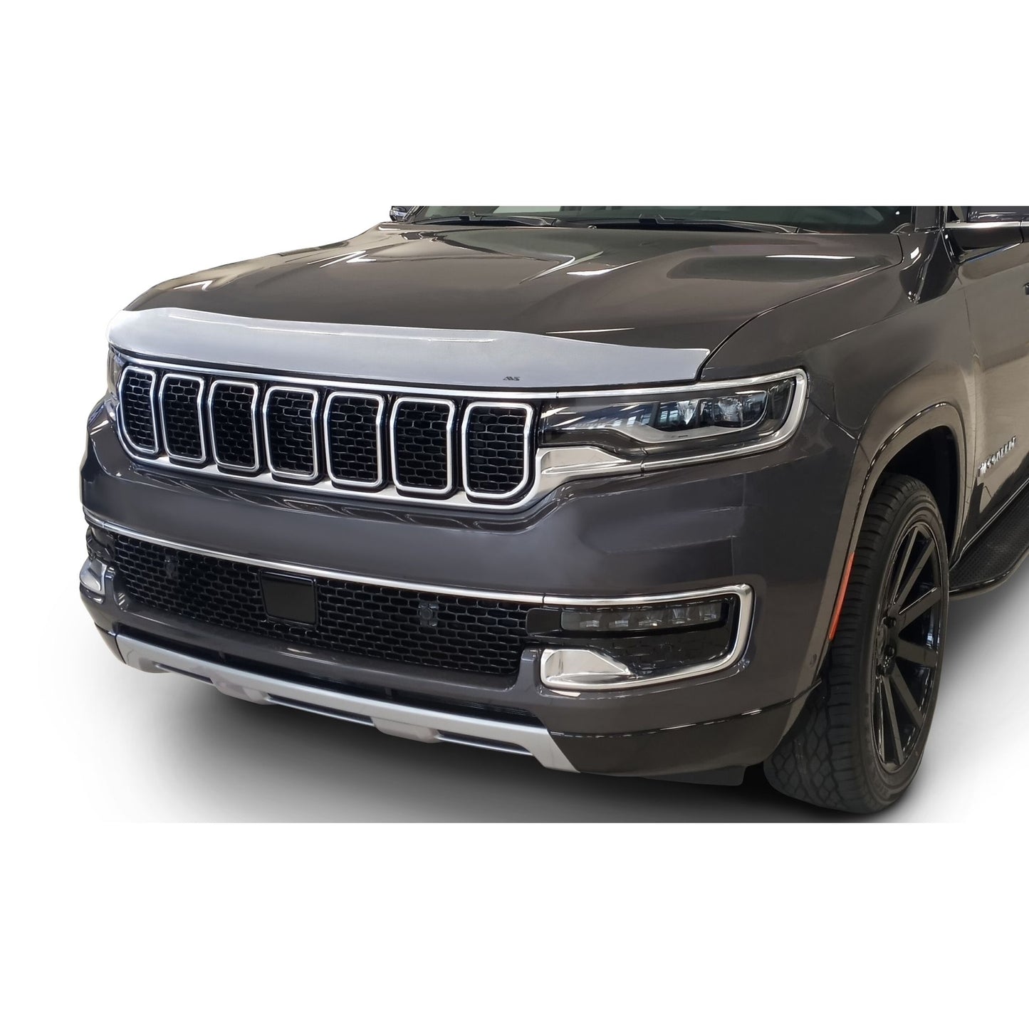 Auto Ventshade 622209 Aeroskin Flush Mount Chrome Hood Protector For 2022-2023 Jeep Wagoneer