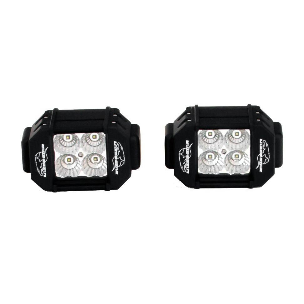 Lazer Star Lights 4" - 3 WATT / 4 LED / DOUBLE ROW/ FLOOD - PAIR 2304029