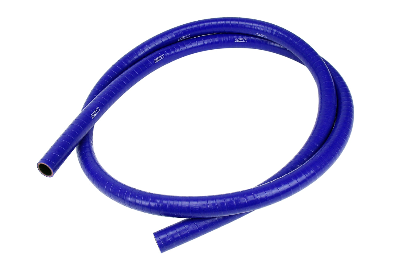 HPS Performance Silicone Oil Resistant Hose High Temp 1-ply Reinforced 5/8" ID 3 Feet Long Blue FKM-3F-062-BLUE