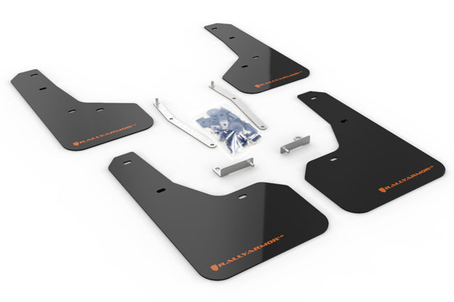 Rally Armor MF52-UR-BLK/OR - 2019-2020 Subaru Forester - Black Mud Flap/Orange Logo