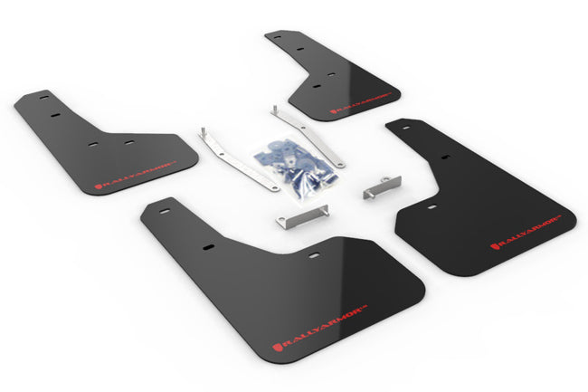 Rally Armor MF52-UR-BLK/RD - 2019-2020 Subaru Forester - Black Mud Flap/Red Logo