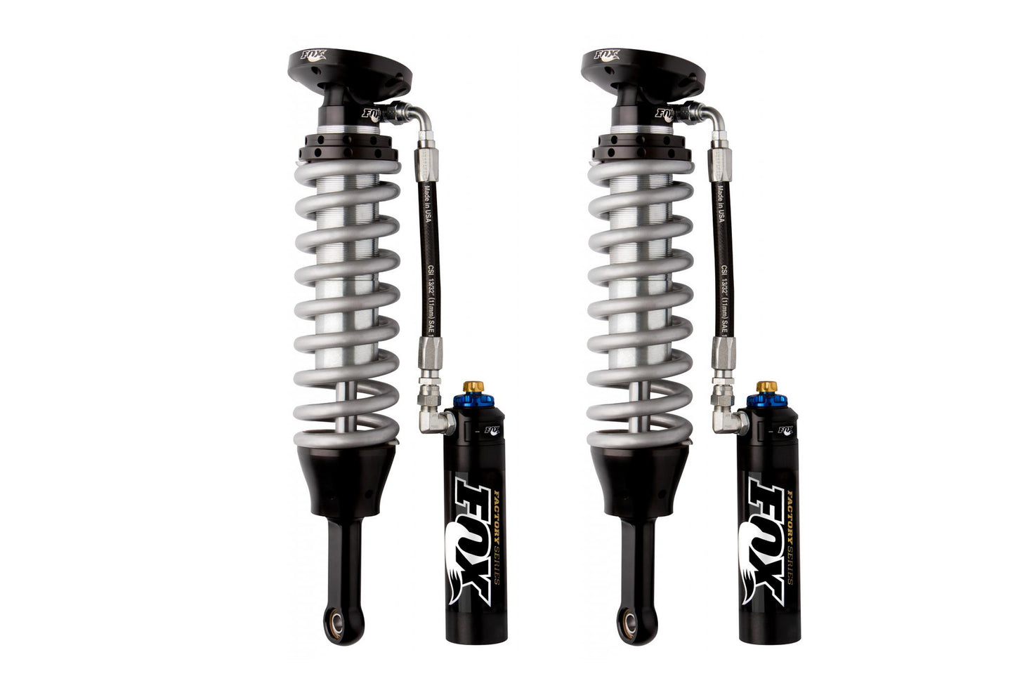 BDS SUSPENSION FOX 2.5 Coil-Over Shocks W/ DSC Reservoir Adjuster - 0-2 Inch Lift - Factory Series - Ford F150 (15-20) 4WD FOX88306132