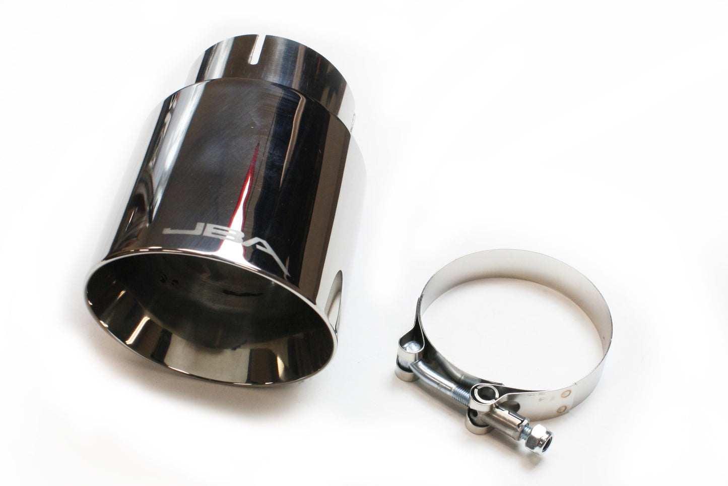 JBA 3 x 4 x 7 5/8 Double Wall Polished S/S Chrome Tip 12-08276